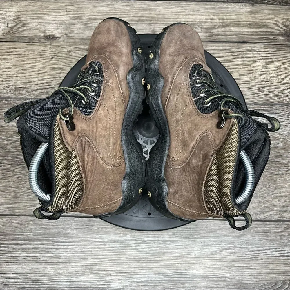 TIMBERLAND Men’s Size 5.5 Shoes BROWN SUEDE HIKING BOOTS 46921 LEATHER